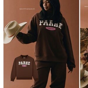 PARKE Dallas Brown Sweatshirt